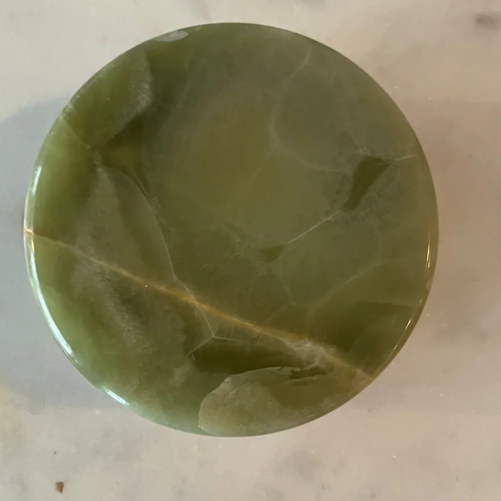 Green Onyx Decorative Trinket Box - Picture 5 of 11